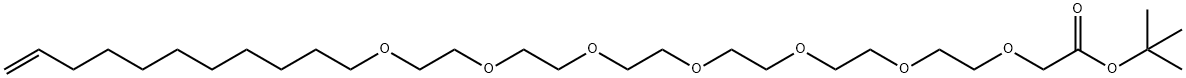 TERT-BUTYL-3,6,9,12,15,18,21-HEPTAOXADOTRIACONT-31-ENOATE Struktur