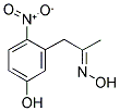 (5-HYDROXY-2-NITROPHENYL)ACETONE OXIME Struktur