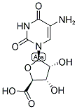 5-AMINO-1-(BETA-D-RIBOSYLURONIC) ACID URACIL Struktur