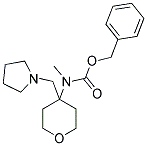 METHYL-(4-PYRROLIDIN-1-YLMETHYL-TETRAHYDRO-PYRAN-4-YL)-CARBAMIC ACID BENZYL ESTER Struktur