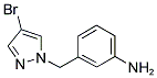 3-(4-BROMO-PYRAZOL-1-YLMETHYL)-PHENYLAMINE Struktur