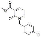 1-(4-CHLOROBENZYL)-2-PYRIDONE-3-CARBOXYLIC ACID, METHYL ESTER Struktur