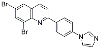 6,8-DIBROMO-2-[4-(1H-IMIDAZOL-1-YL)PHENYL]QUINOLINE Struktur