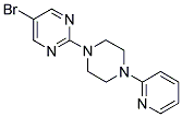 5-BROMO-2-(4-PYRIDIN-2-YLPIPERAZIN-1-YL)PYRIMIDINE Struktur