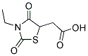 (3-ETHYL-2,4-DIOXO-THIAZOLIDIN-5-YL)-ACETIC ACID Struktur