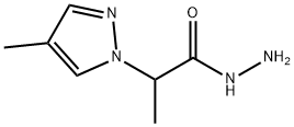 2-(4-METHYL-PYRAZOL-1-YL)-PROPIONIC ACID HYDRAZIDE Struktur