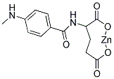 P-N-METHYLAMINO BENZOYL GLUTAMIC ACID ZINC SALT Struktur