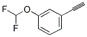 3-(DIFLUOROMETHOXY)PHENYLACETYLENE Struktur