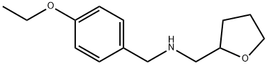 (4-ETHOXY-BENZYL)-(TETRAHYDRO-FURAN-2-YLMETHYL)-AMINE Struktur