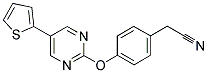 (4-[(5-THIEN-2-YLPYRIMIDIN-2-YL)OXY]PHENYL)ACETONITRILE Struktur