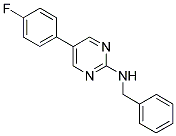 N-BENZYL-5-(4-FLUOROPHENYL)PYRIMIDIN-2-AMINE Struktur