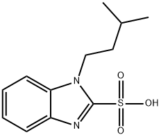 1-(3-METHYLBUTYL)-1H-BENZIMIDAZOLE-2-SULFONIC ACID Struktur