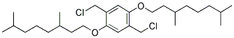 2,5-BIS(CHLOROMETHYL)-1,4-BIS(3',7'-DIMETHYLOCTYLOXY)BENZENE Struktur