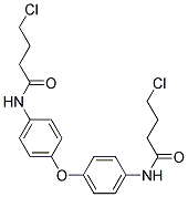 4-CHLORO-N-(4-[4-(4-CHLORO-BUTYRYLAMINO)-PHENOXY]-PHENYL)-BUTYRAMIDE Struktur