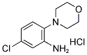 5-CHLORO-2-MORPHOLIN-4-YLANILINE HYDROCHLORIDE Struktur