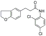 N-(2,4-DICHLOROPHENYL)-3-(2,3-DIHYDROBENZOFURAN-5-YL)PROPANAMIDE Struktur