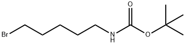 5-(叔丁氧羰基氨基)溴戊烷 結(jié)構(gòu)式