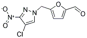 5-(4-CHLORO-3-NITRO-PYRAZOL-1-YLMETHYL)-FURAN-2-CARBALDEHYDE Struktur