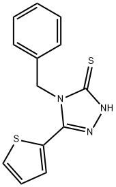 4-BENZYL-5-(2-THIENYL)-1,2,4-TRIAZOLE-3-THIOL Struktur