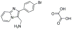 C-[2-(4-BROMO-PHENYL)-IMIDAZO[1,2-A]PYRIDIN-3-YL]-METHYLAMINE OXALATE Struktur