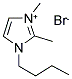 1-BUTYL-2,3-DIMETHYLIMIDAZOLIUM BROMIDE Struktur