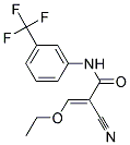 2-CYANO-3-ETHOXY-N-1'-[3-(TRIFLUOROMETHYL)PHENYL]-2-PROPENAMIDE Struktur