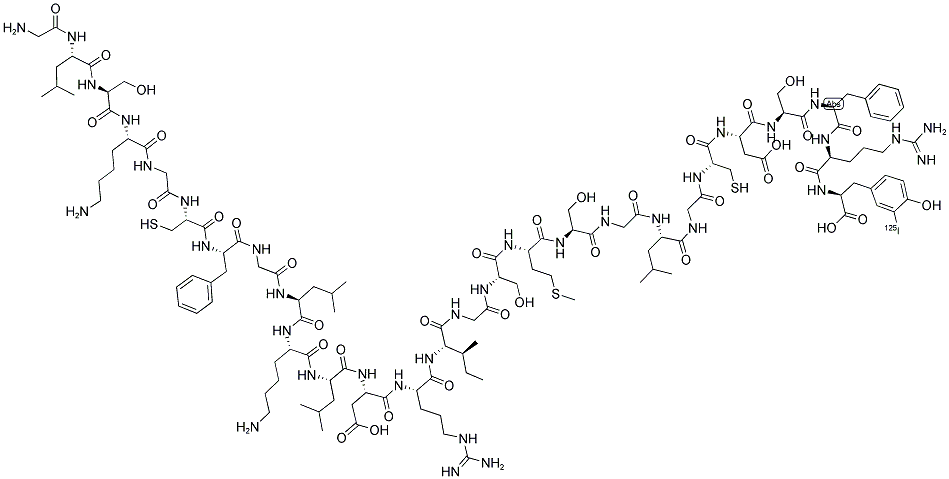 ([125I]-TYR)-VASONATRIN PEPTIDE Struktur