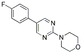 4-[5-(4-FLUOROPHENYL)PYRIMIDIN-2-YL]MORPHOLINE Struktur