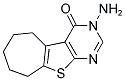 3-AMINO-3,5,6,7,8,9-HEXAHYDRO-10-THIA-1,3-DIAZA-BENZO[A]AZULEN-4-ONE Struktur