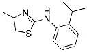 (2-ISOPROPYL-PHENYL)-(4-METHYL-4,5-DIHYDRO-THIAZOL-2-YL)-AMINE Struktur