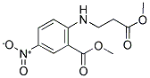 N-(2-METHOXYCARBONYL-4-NITROPHENYL)-BETA-ALANINE METHYL ESTER Struktur