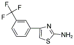 4-(3-TRIFLUOROMETHYLPHENYL)THIAZOL-2-YLAMINE Struktur