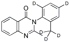 METHAQUALONE-D5 (TOLYL-ALPHA,ALPHA,ALPHA,4,6-D5) Struktur