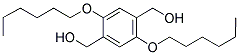 2,5-BIS(HEXYLOXY)-1,4-BIS(HYDROXYMETHYL)BENZENE Struktur