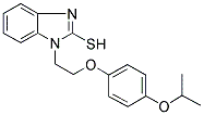 1-[2-(4-ISOPROPOXYPHENOXY)ETHYL]-1H-BENZIMIDAZOLE-2-THIOL Struktur