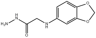 N-(1,3-BENZODIOXOL-5-YL)GLYCINEHYDRAZIDE Struktur