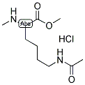 N-ME-LYS(AC)-OME HCL Struktur