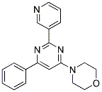 4-(6-PHENYL-2-PYRIDIN-3-YLPYRIMIDIN-4-YL)MORPHOLINE Struktur