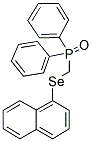 (1-NAPHTHYLSELANYL)METHYL(DIPHENYL)PHOSPHINE OXIDE Struktur