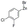 4-CHLORO-3-FLUOROPHENYLZINC BROMIDE Struktur