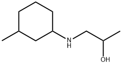 1-(3-METHYL-CYCLOHEXYLAMINO)-PROPAN-2-OL Struktur