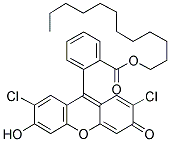 2,7-DICHLOROFLUORESCEIN DODECYL ESTER Struktur