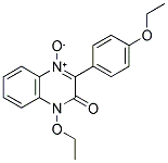 1-ETHOXY-3-(4-ETHOXYPHENYL)QUINOXALIN-2(1H)-ONE 4-OXIDE Struktur