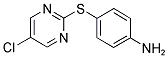 4-[(5-CHLOROPYRIMIDIN-2-YL)THIO]ANILINE Struktur