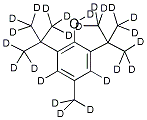 2,6-DI-TERT-BUTYL-4-METHYLPHENOL-D24 Struktur