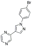 2-[1-(4-BROMOPHENYL)-1H-PYRAZOL-4-YL]PYRAZINE Struktur