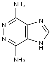 4-AMINO-1H-IMIDAZO[4,5-D]PYRIDAZIN-7-YLAMINE Struktur