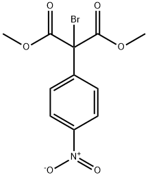 DIMETHYL 2-BROMO-2-(4-NITROPHENYL)MALONATE Struktur