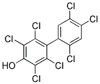 2,2',3,4',5,5',6-HEPTACHLORO-4-BIPHENYLOL Struktur