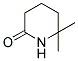 6,6-DIMETHYLPIPERIDIN-2-ONE Struktur